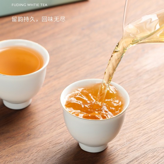 树中央2021年白露寿眉饼干茶紧压茶饼独立包装寿眉白茶高端茶叶