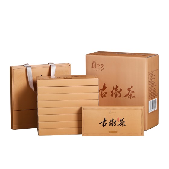 树中央2020老树茶正宗福鼎老白茶寿眉礼盒高档高端复古茶叶盒装